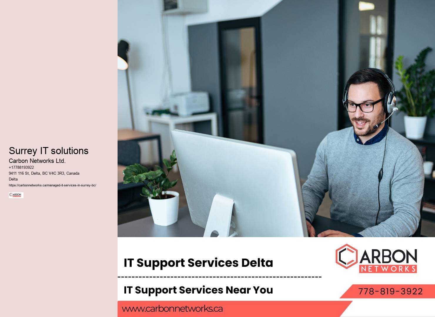 Efficient helpdesk support in Surrey